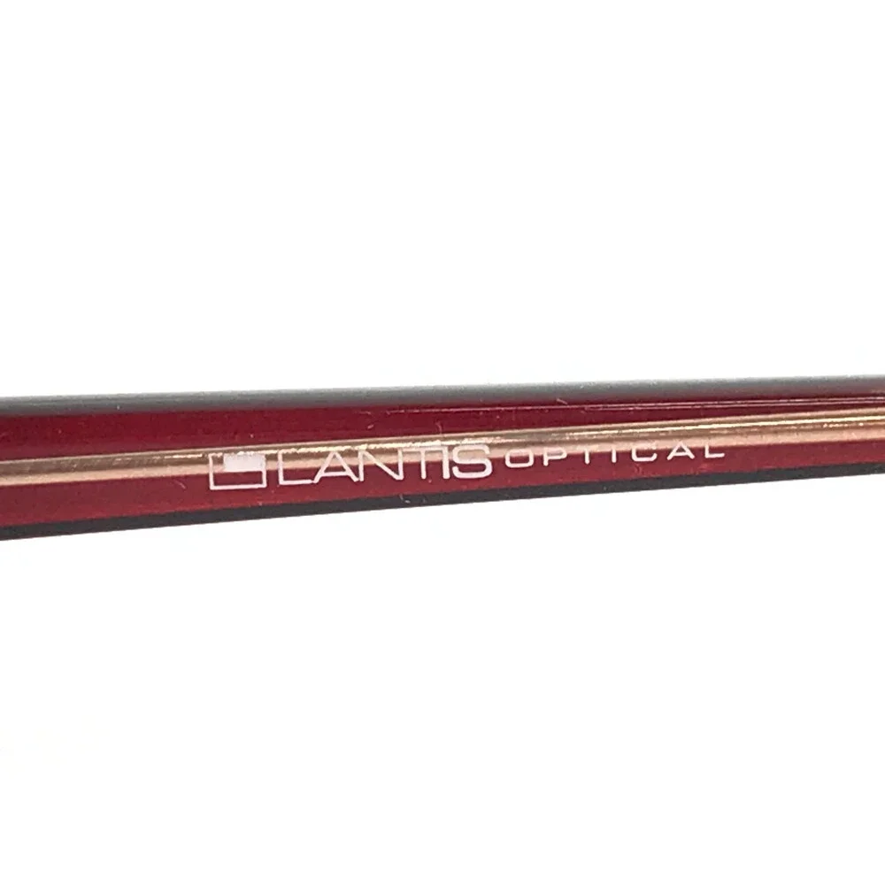 Lantis Optical Kids Small Eyeglasses Frames L8016 RED Clear Burgundy 45-16-127